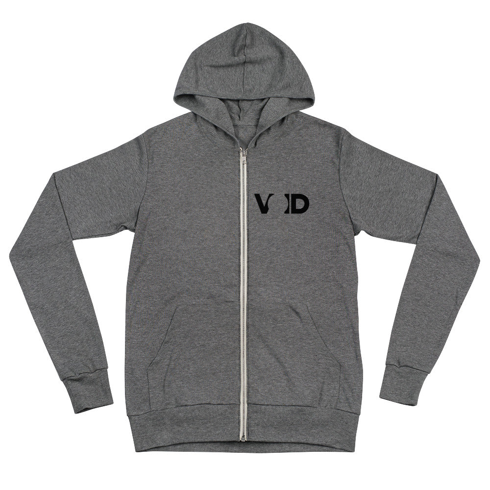 Unisex zip hoodie