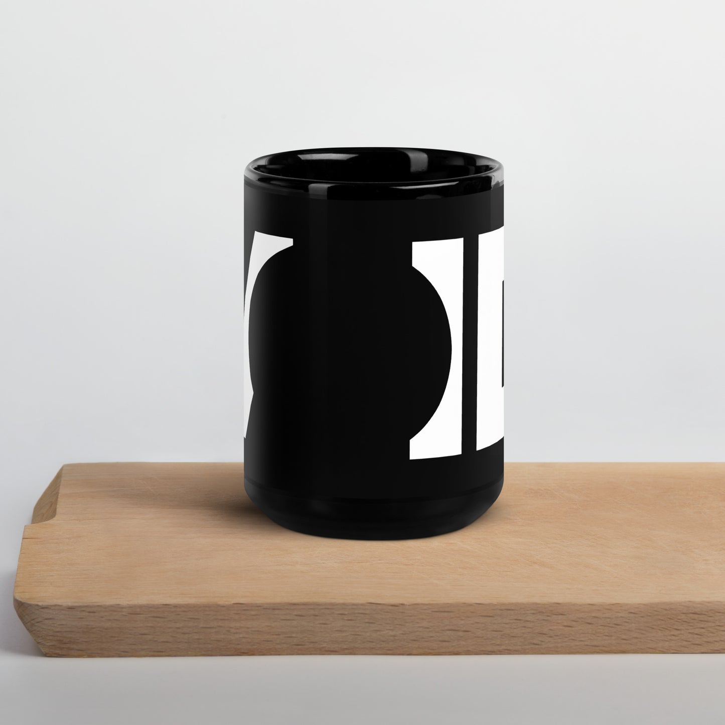 Black Glossy Mug
