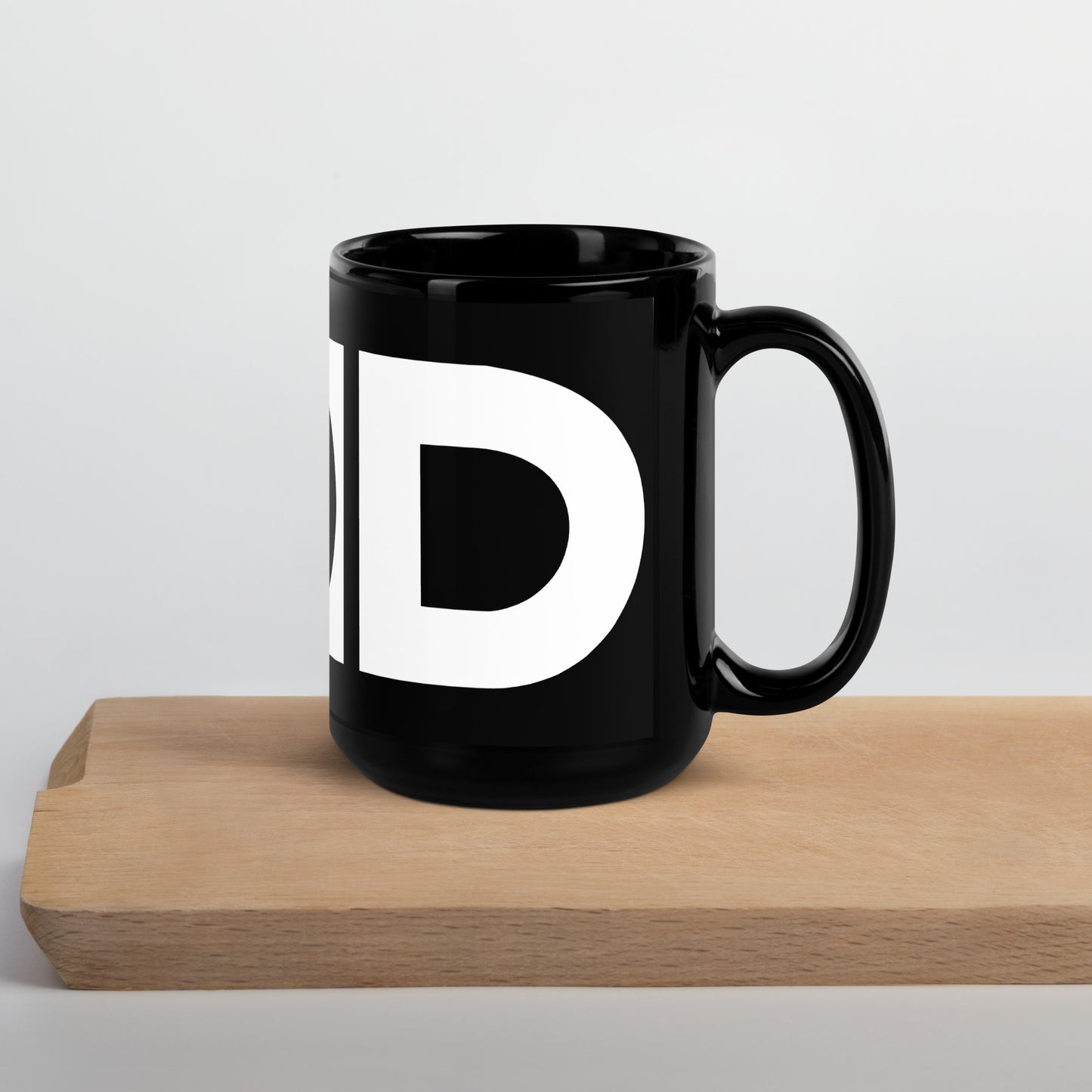 Black Glossy Mug